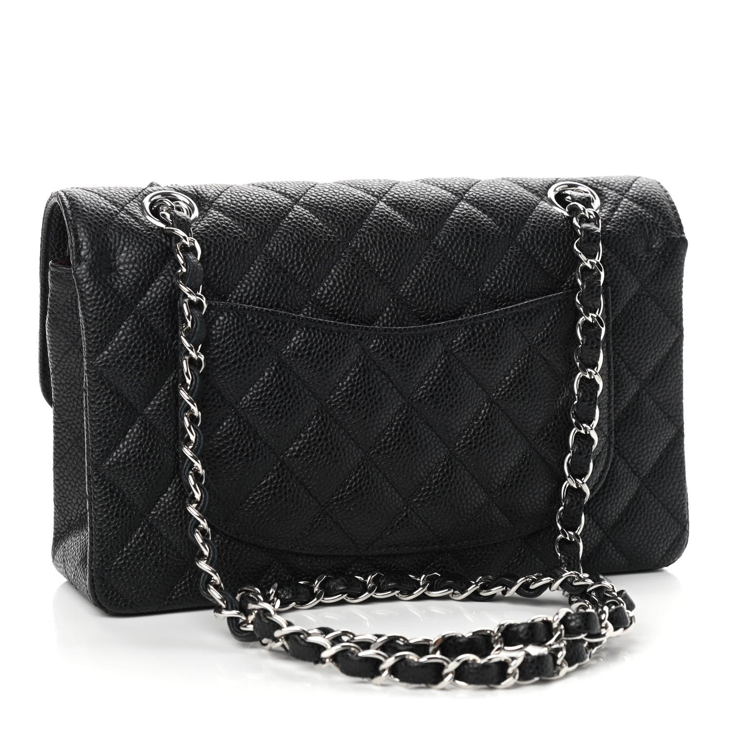 Chanel Caviar Quilted Small Double Flap Black 2 of 8
