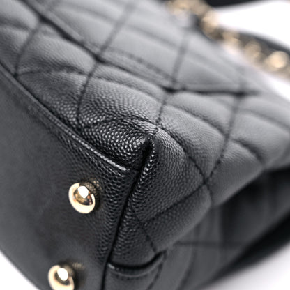 Chanel Caviar Quilted Extra Mini Coco Handle Flap Black 11 of 15