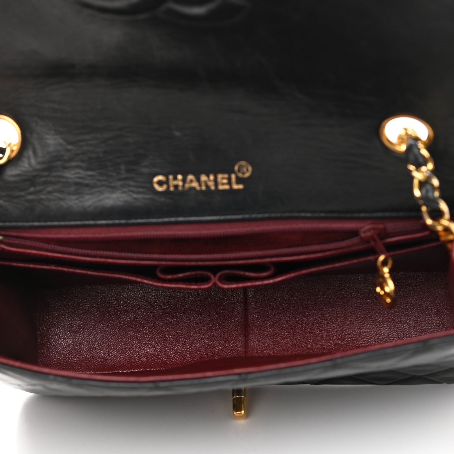Chanel Lambskin Quilted Small Single Flap Black 5 of 13