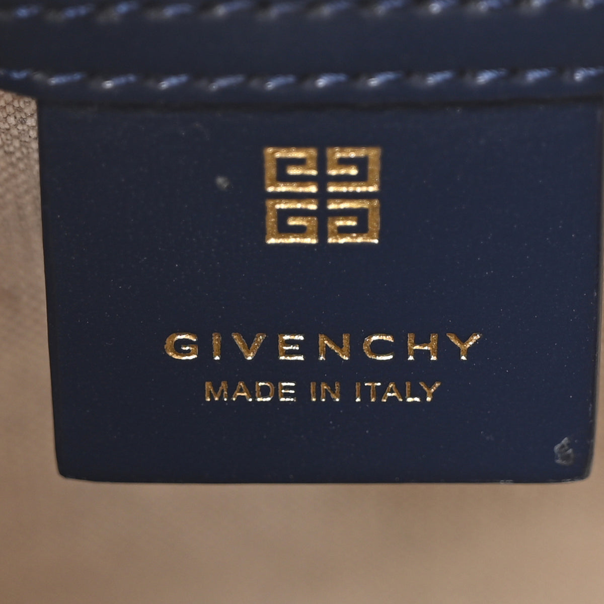 Givenchy Shiny Lord Calfskin Mini Antigona Navy 6 of 10