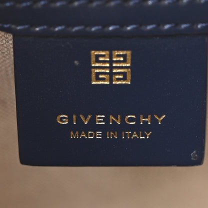 Givenchy Shiny Lord Calfskin Mini Antigona Navy 6 of 10