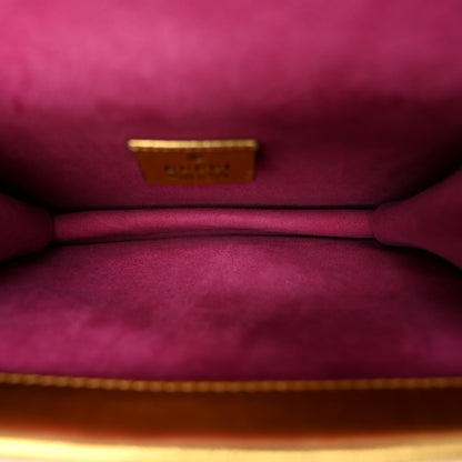 Gucci Metallic Calfskin Crystal Mini Dionysus Shoulder Bag Gold 5 of 11