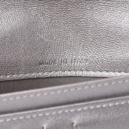 Chanel Lambskin Camellia Embossed Yen Wallet Black 15 of 22
