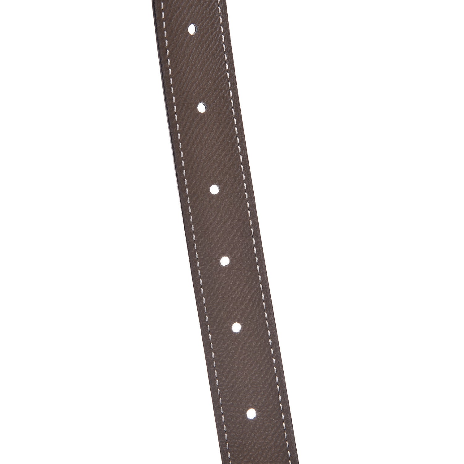 Hermes Swift Epsom 24mm Mini Constance H Belt 90 Black Etoupe 6 of 9