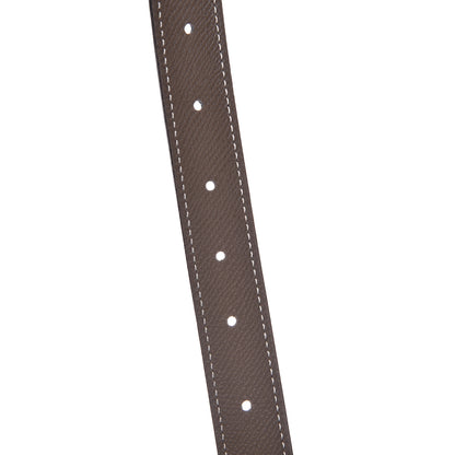 Hermes Swift Epsom 24mm Mini Constance H Belt 90 Black Etoupe 6 of 9