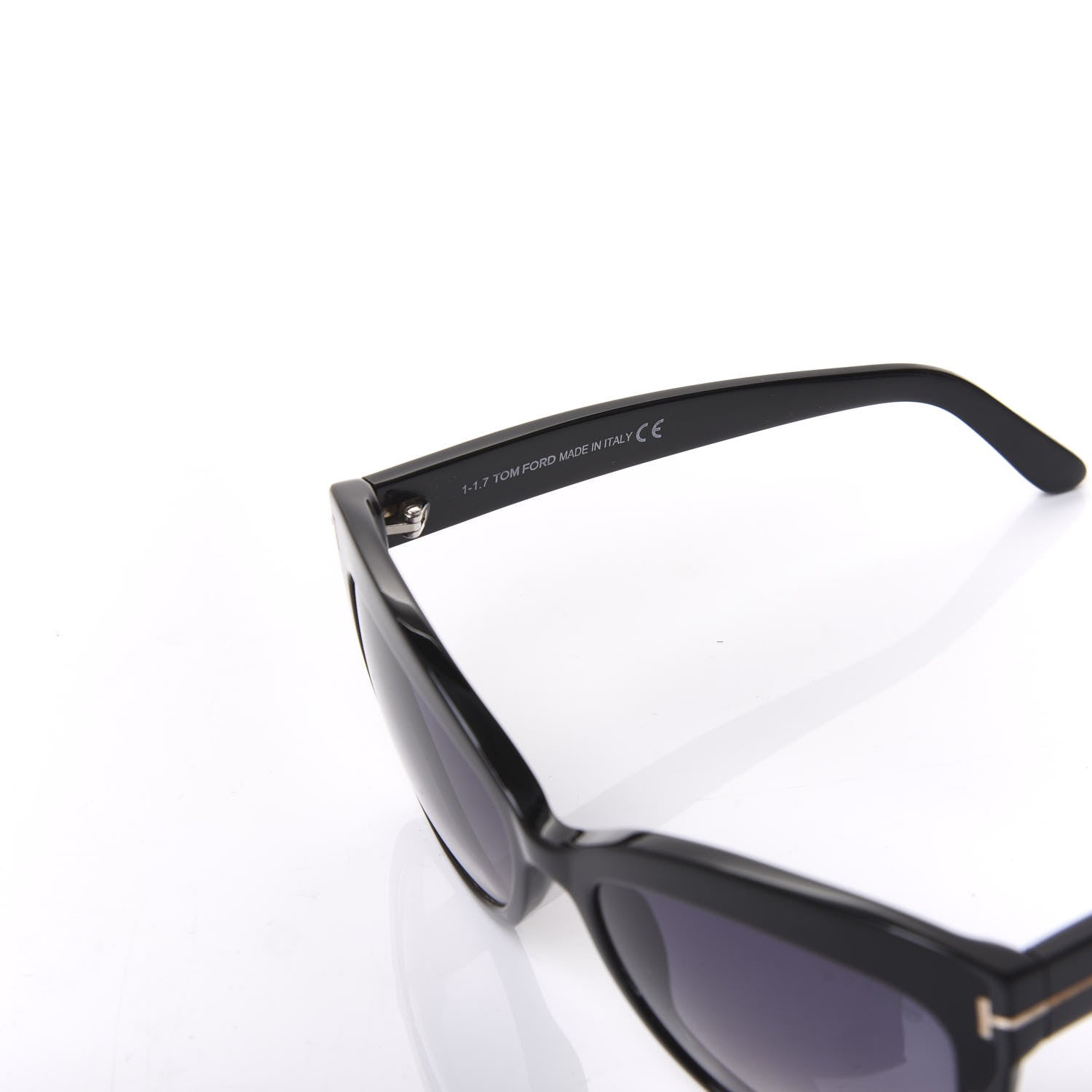Tom Ford Acetate Alistair Cat Eye Sunglasses TF524 Black 4 of 8