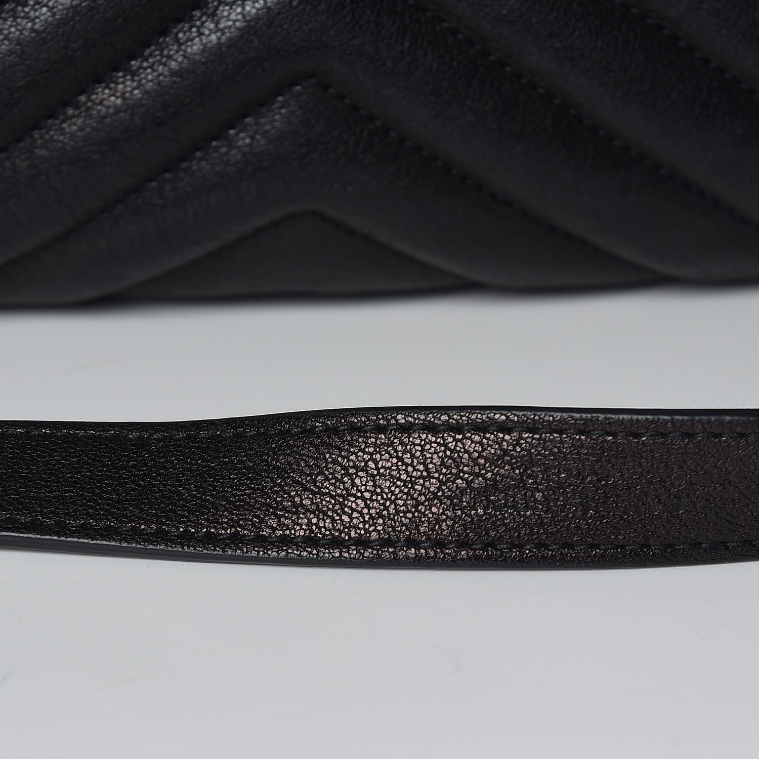 Saint Laurent Sheepskin Matelasse Chevron Monogram Large College Satchel Black 20 of 21