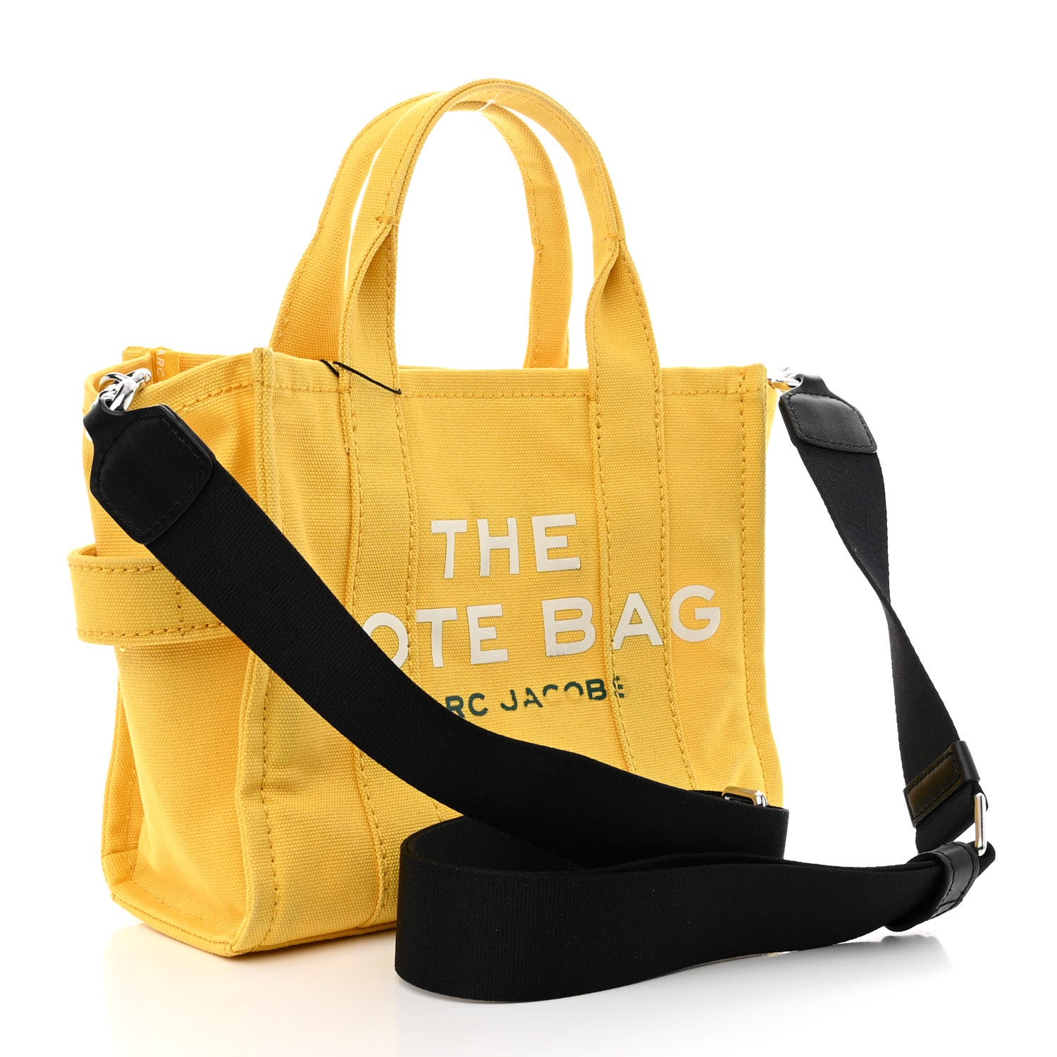 Marc Jacobs X PEANUTS Canvas The Snoopy Mini Tote Bag Yellow