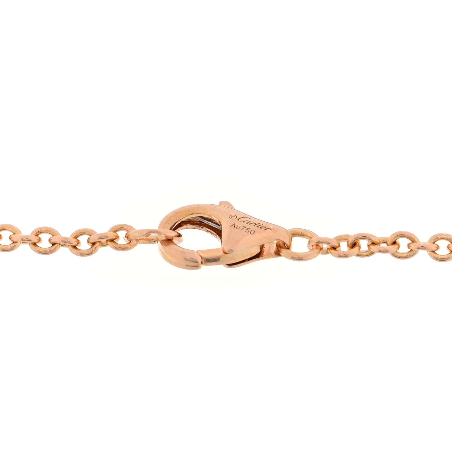 Cartier 18K Pink Gold Interlocking LOVE Bracelet 3 of 4