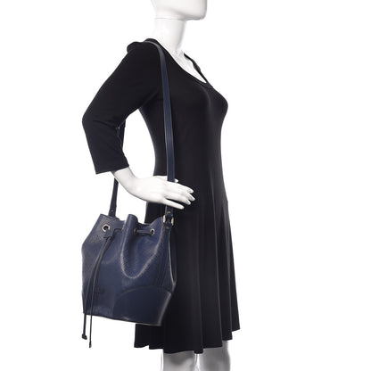 Gucci Hilary Lux Bright Diamante Medium Bucket Bag Classic Marine 2 of 15