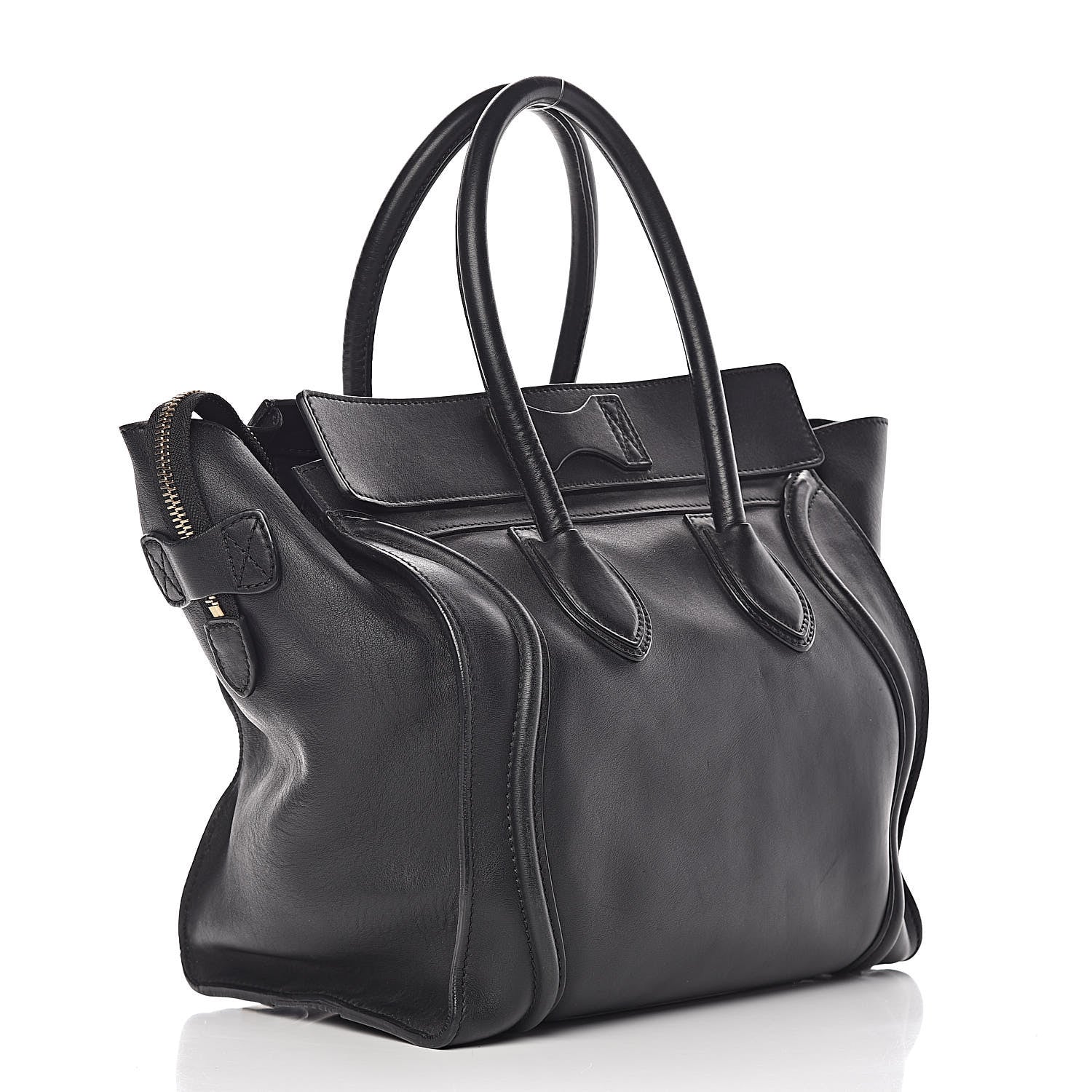 Celine Smooth Calfskin Mini Luggage Black 3 of 20