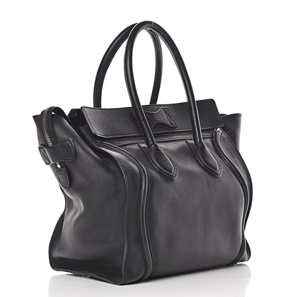 Celine Smooth Calfskin Mini Luggage Black 3 of 20