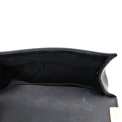 Chanel Lambskin Quilted Small Chain Around Boy Flap Black 5 of 15
