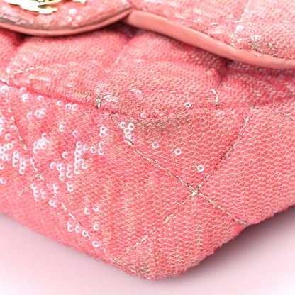 Chanel Sequin Quilted Ombre Mini Flap Multicolor 9 of 17