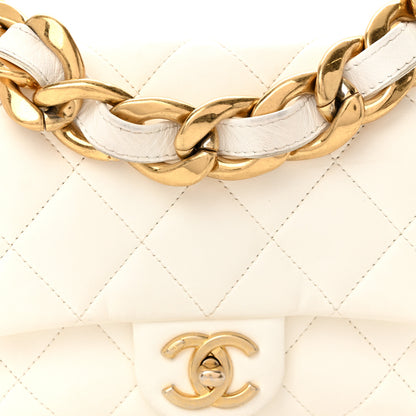 Chanel Lambskin Quilted Small CC Funky Town Flap White 8 of 12