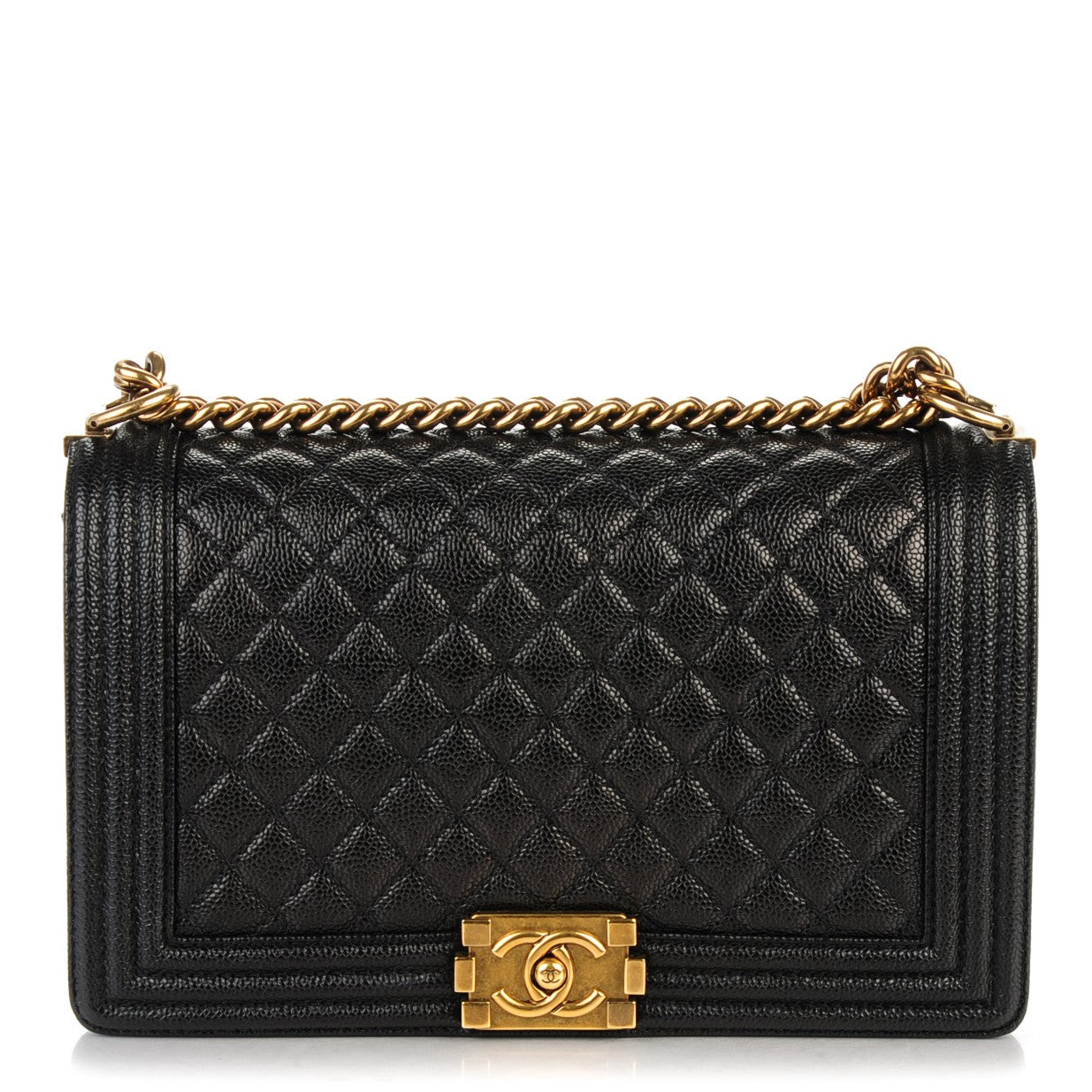 Chanel Caviar Quilted New Medium Boy Flap Black 1 of 7