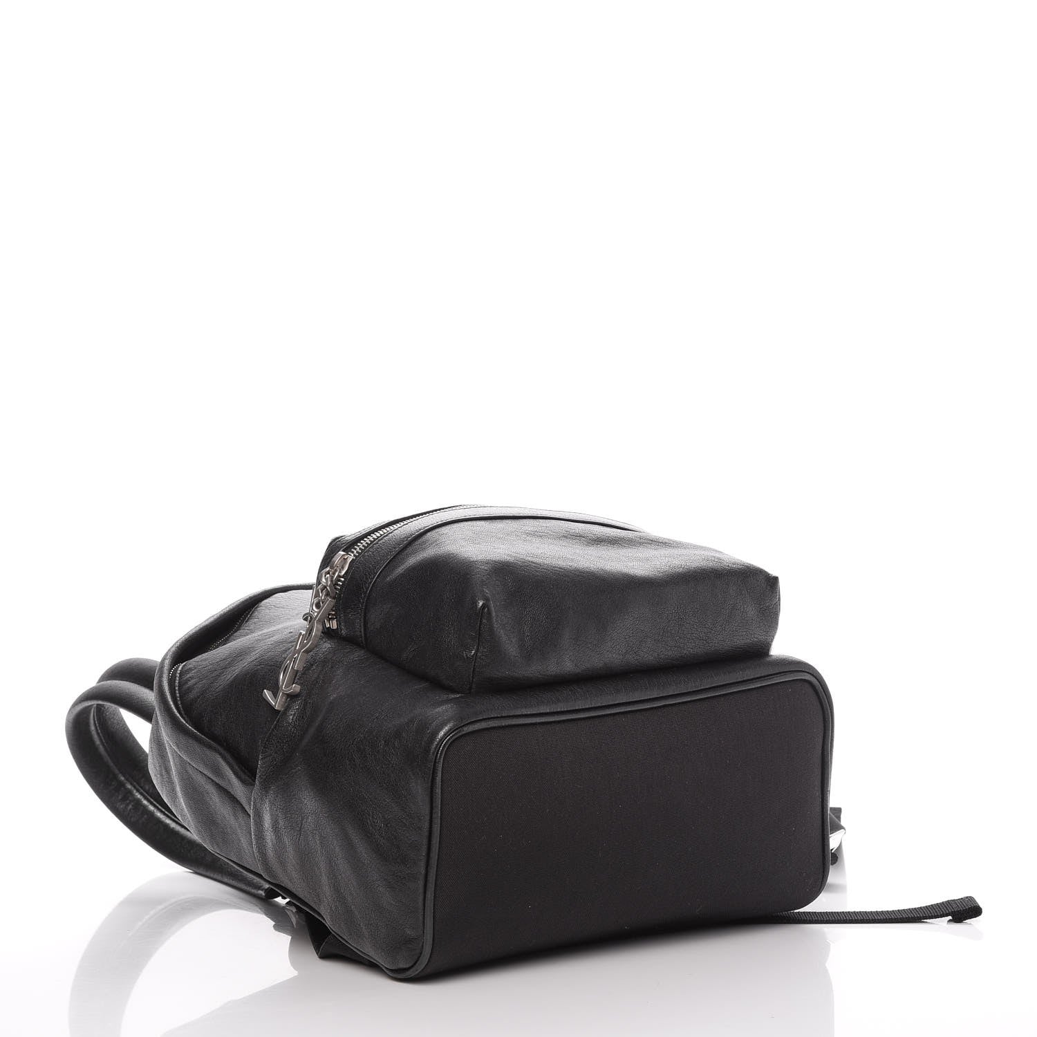 Saint Laurent Lambskin Mini City Backpack Black 4 of 11