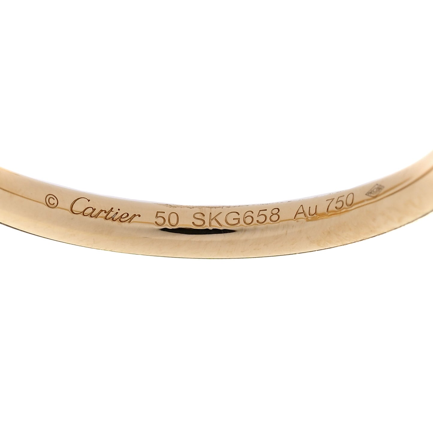 18K Yellow Gold Small Juste Un Clou Ring 50 5.25