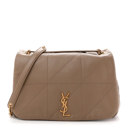 Saint Laurent Lambskin Matelasse Monogram Small Jamie 4.3 Taupe 1 of 11