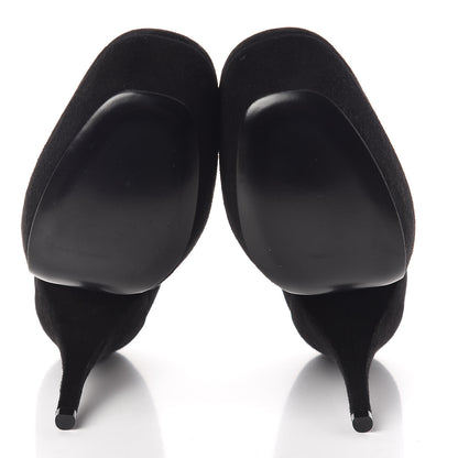 Saint Laurent Kid Scamosciato Lucy 105 Pumps 40 Black 5 of 7