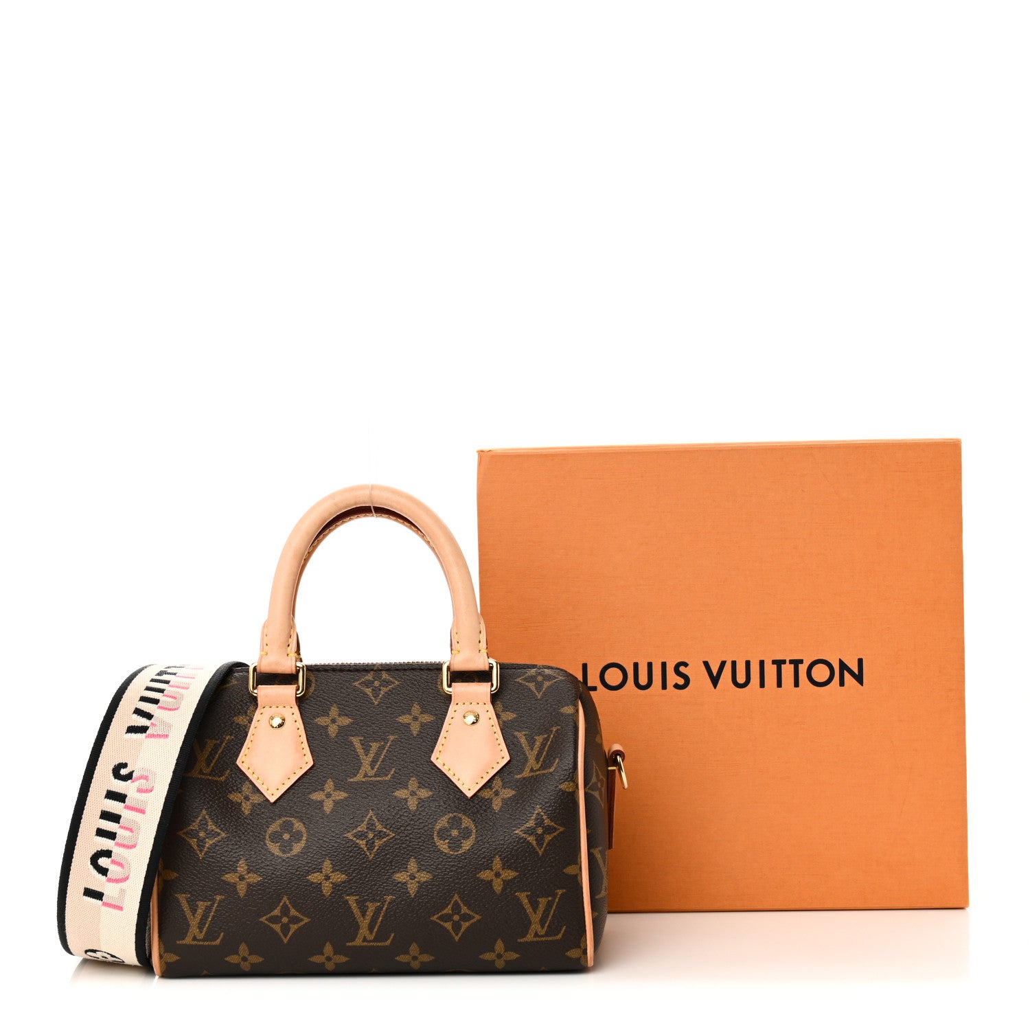 Louis Vuitton Monogram Speedy Bandouliere 20 Black 10 of 10