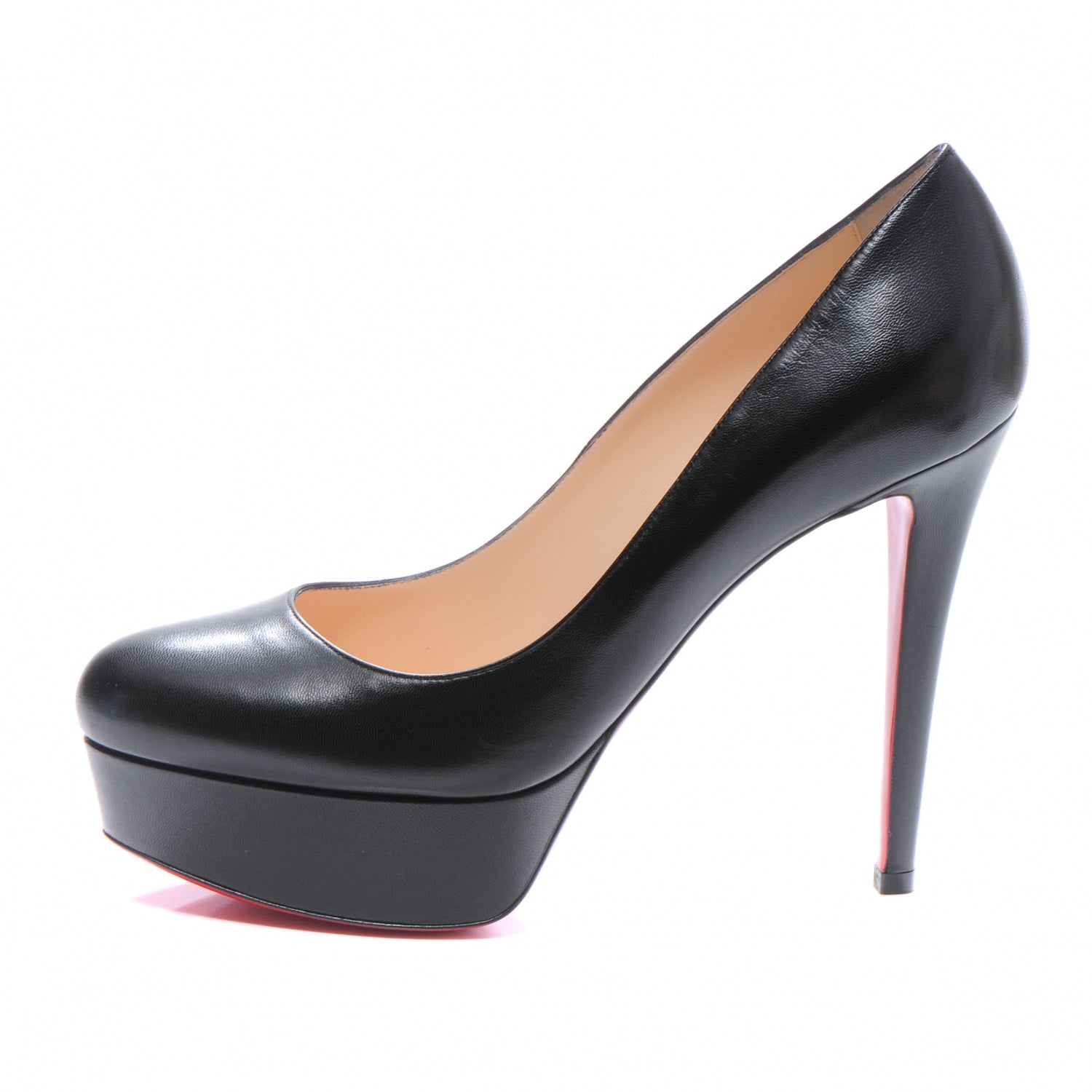 Christian Louboutin Kid Bianca 120 Pumps 38.5 Black 1 of 7