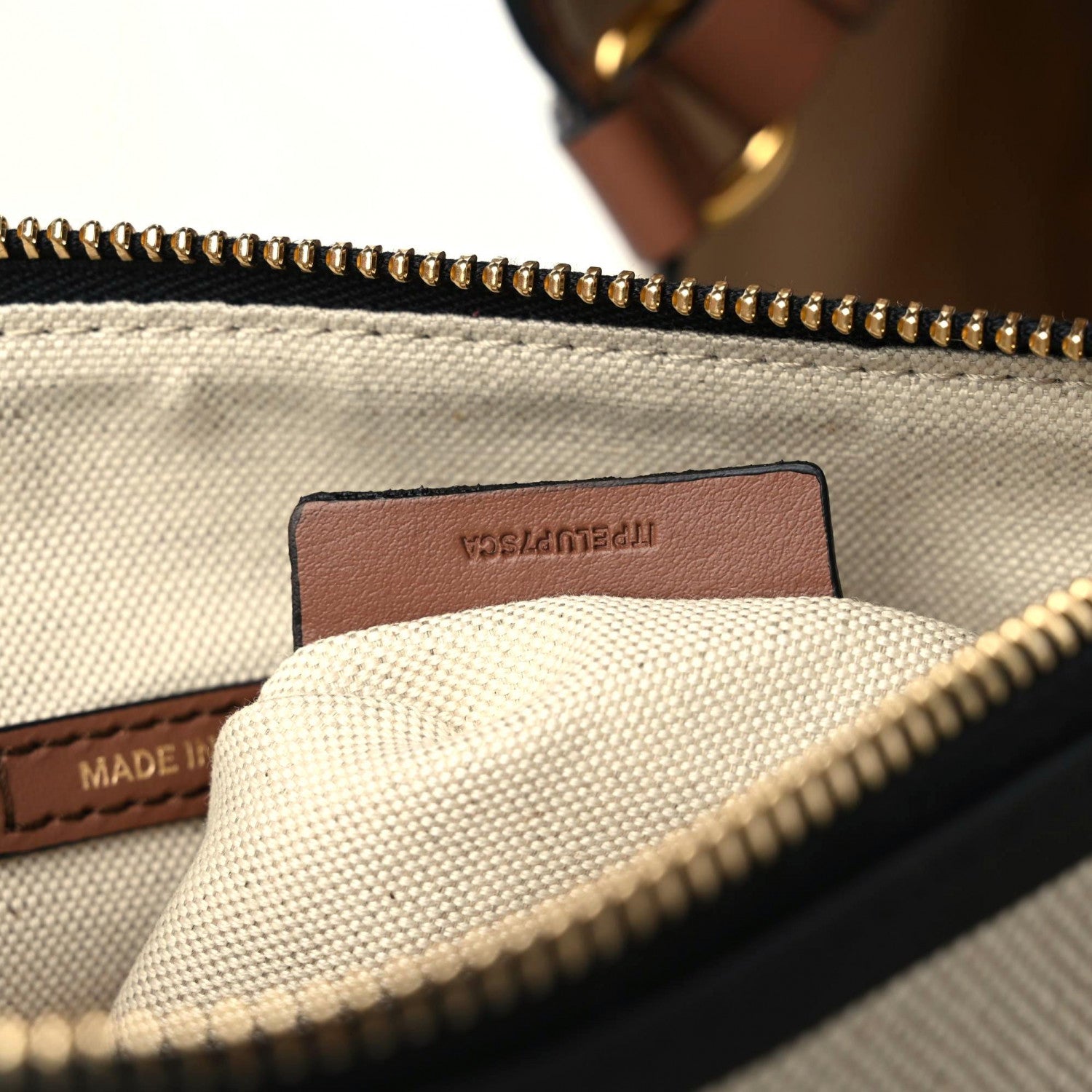 Burberry Cotton Canvas Calfskin Large Soft Belted Tote Bag Natural 11 of 11