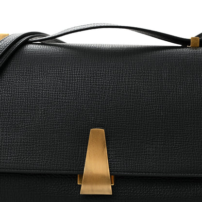 Bottega Veneta Textured Calfskin Small BV Angle Shoulder Bag Black 9 of 11