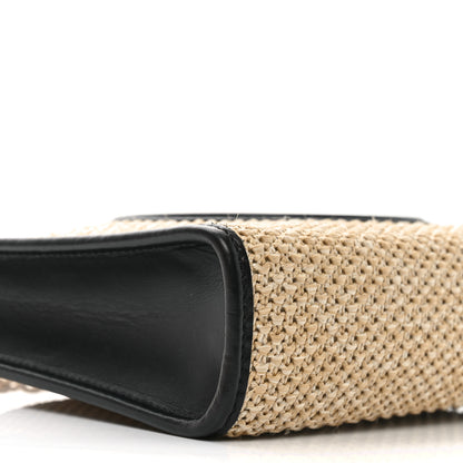 Louis Vuitton Raffia Calfskin Monogram Giant Pouch 8 of 10