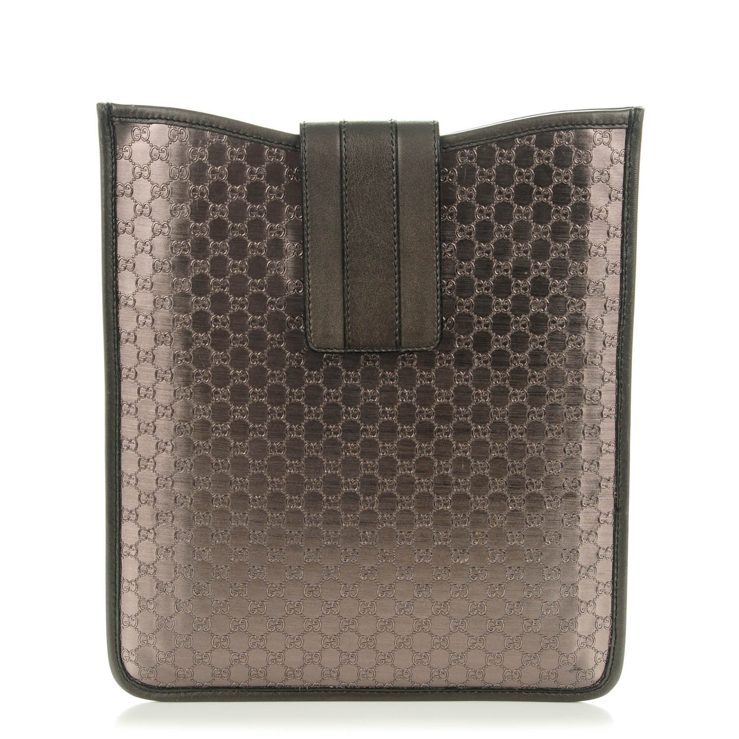 Gucci Shiny Microguccissima iPad Case Gunmetal 1 of 6