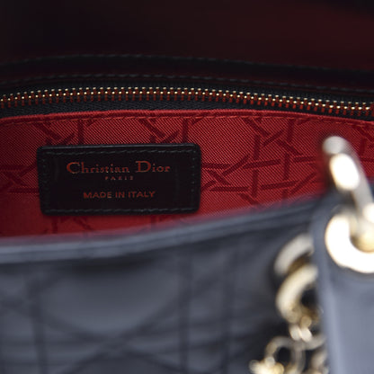 Christian Dior Lambskin Cannage Small My ABCDior Lady Dior Black 6 of 11