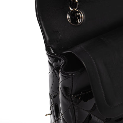 Chanel Patent Quilted Medium Double Flap Black 7 of 10