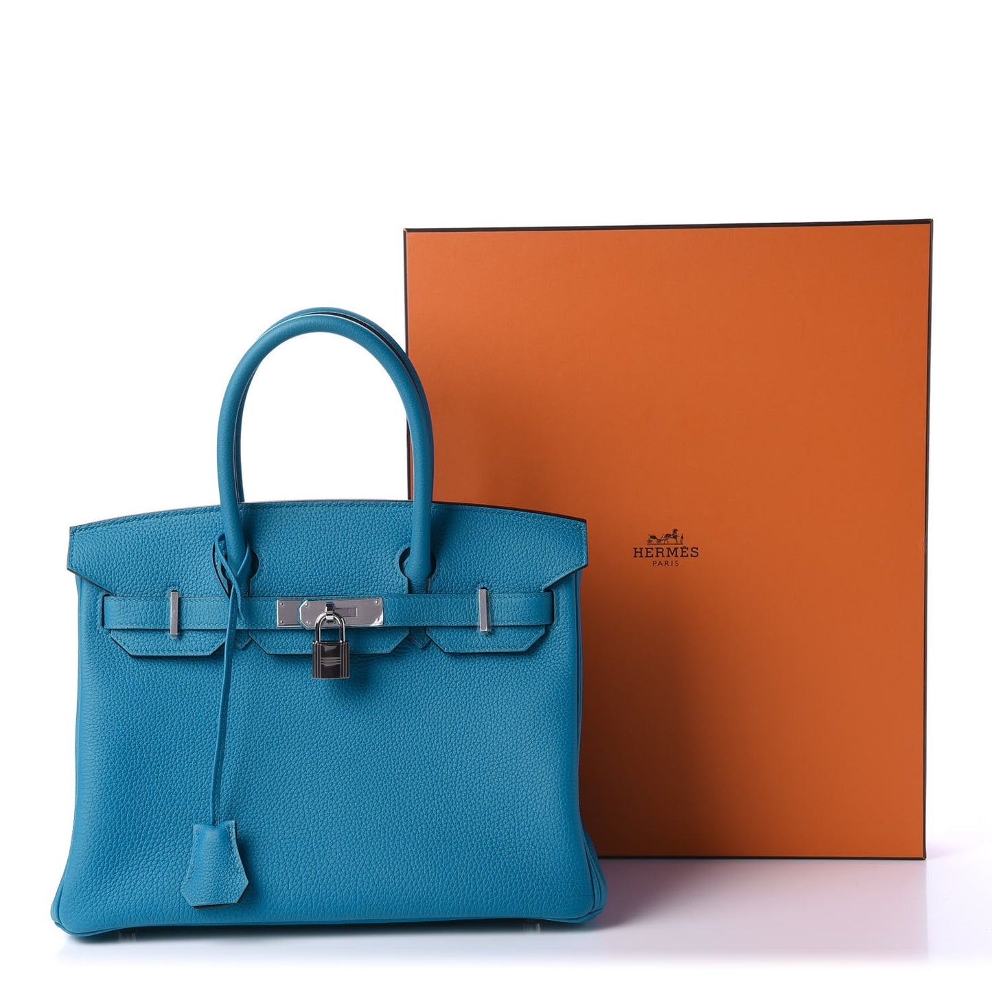 Togo Birkin 30 Bleu Zanzibar Malachite