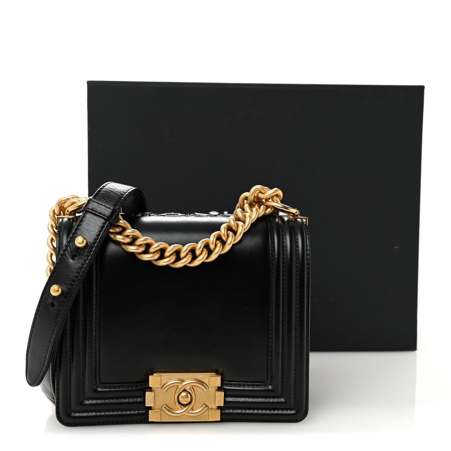 Chanel Calfskin Mini Boy Flap Black 10 of 10