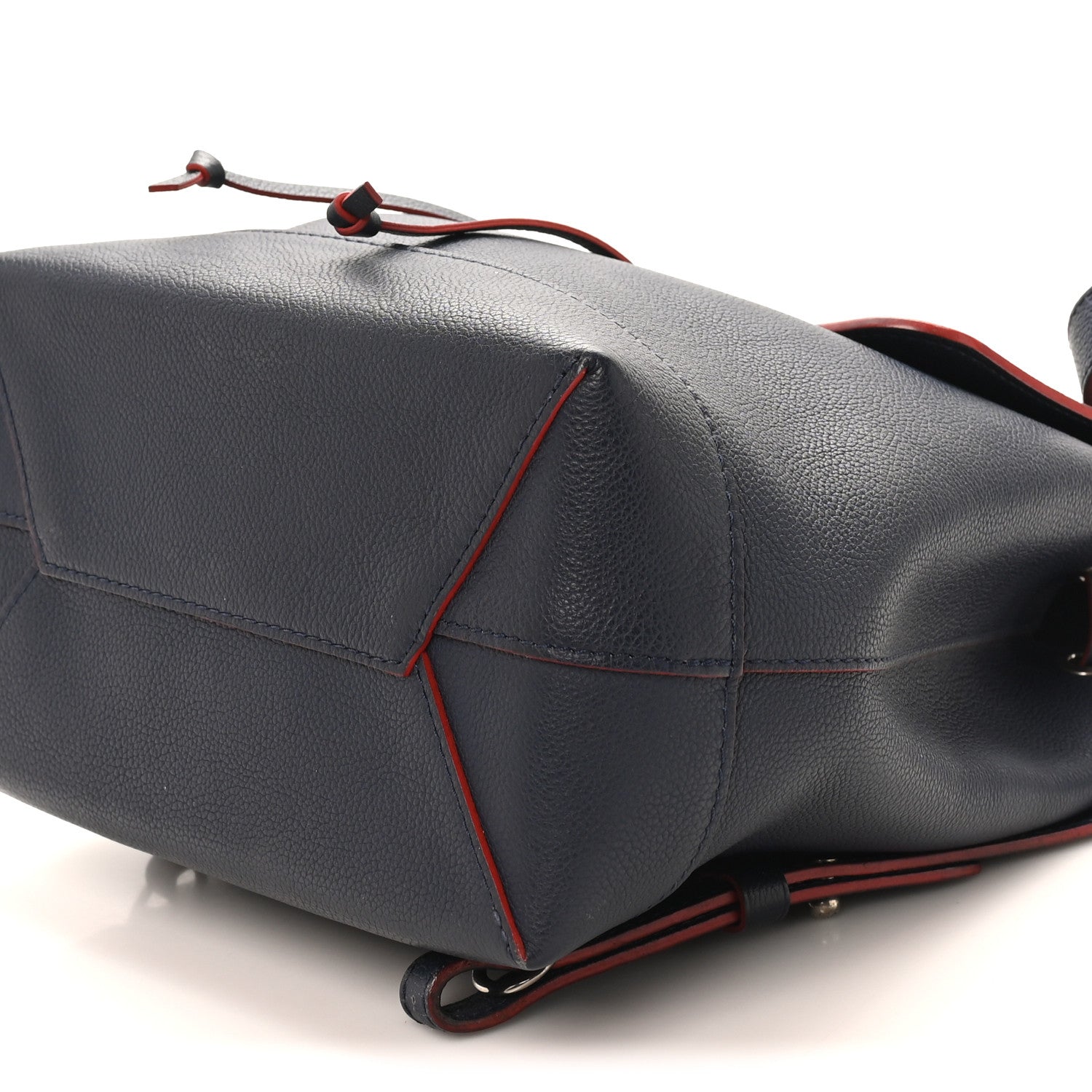 Louis Vuitton Soft Calfskin Lockme Backpack Marine Rouge 8 of 11