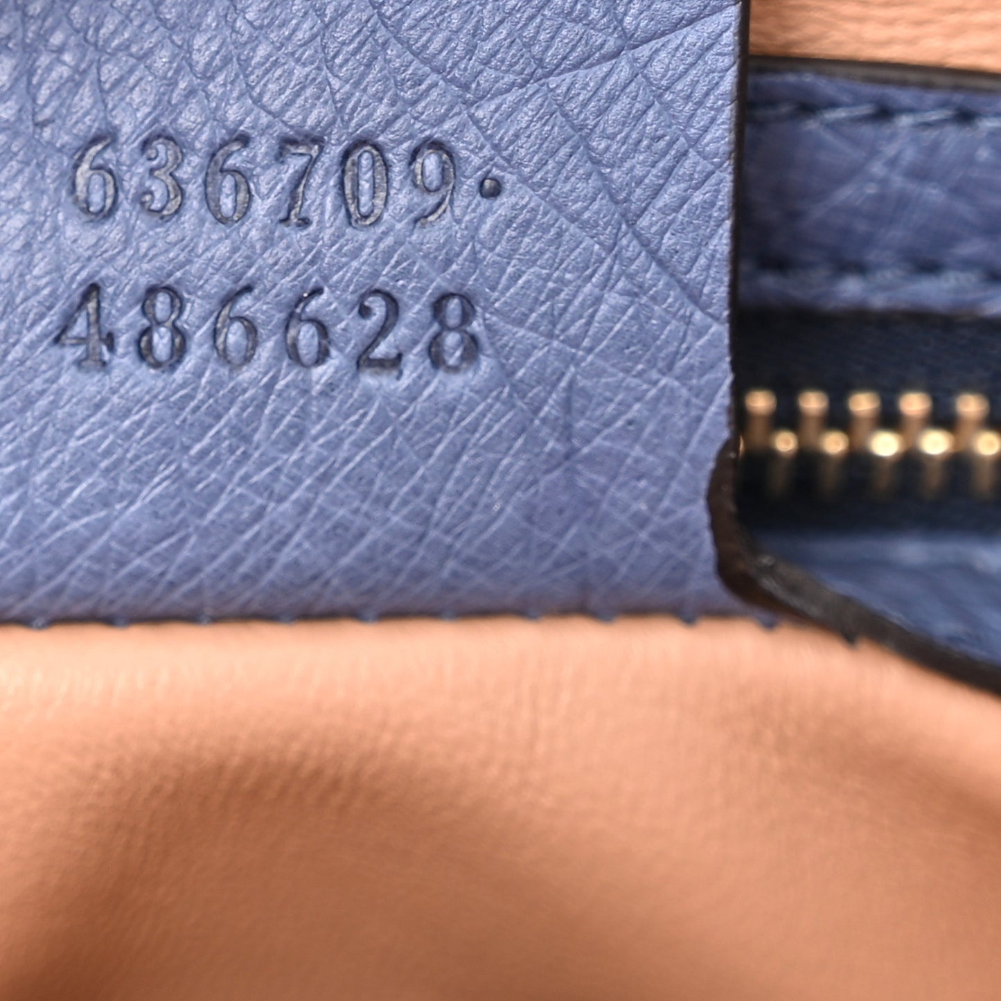 Ostrich Small Jackie 1961 Hobo Washed Indigo