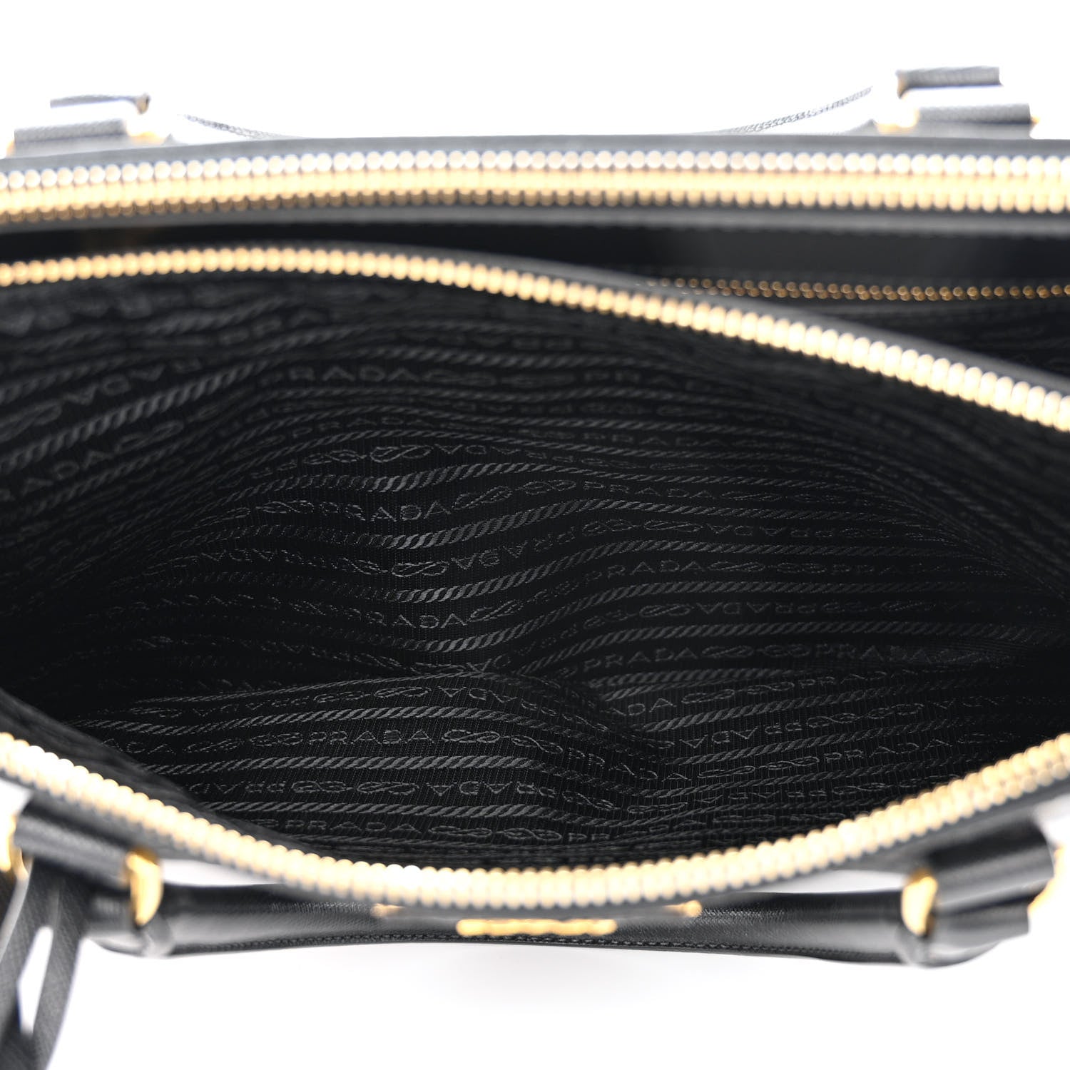 Prada Saffiano Lux Medium Galleria Double Zip Tote Black 7 of 18