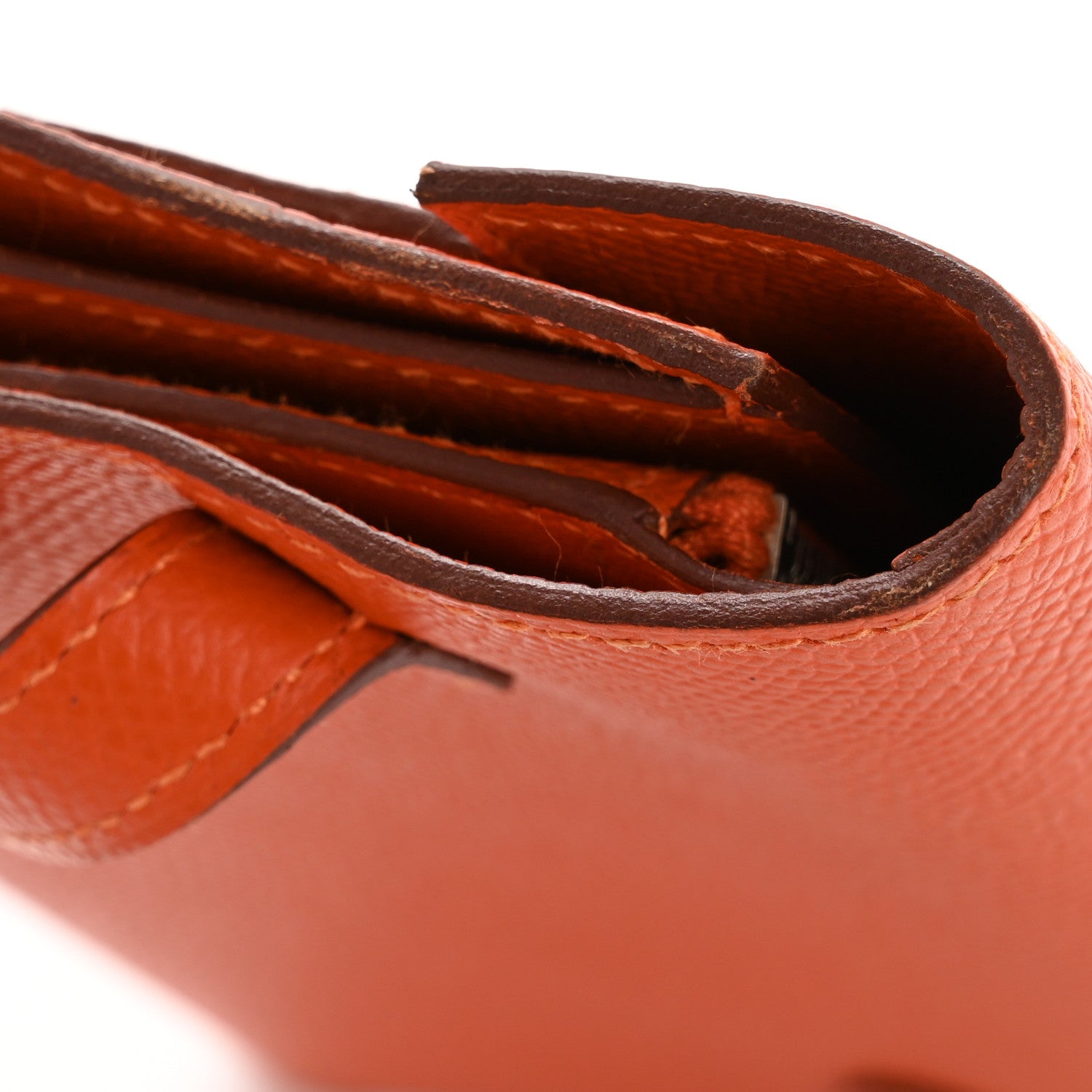 Hermes Epsom Medium Kelly Wallet Feu 11 of 11