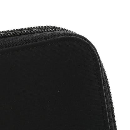 Prada Tessuto Nylon Zip Around Wallet Black 7 of 7