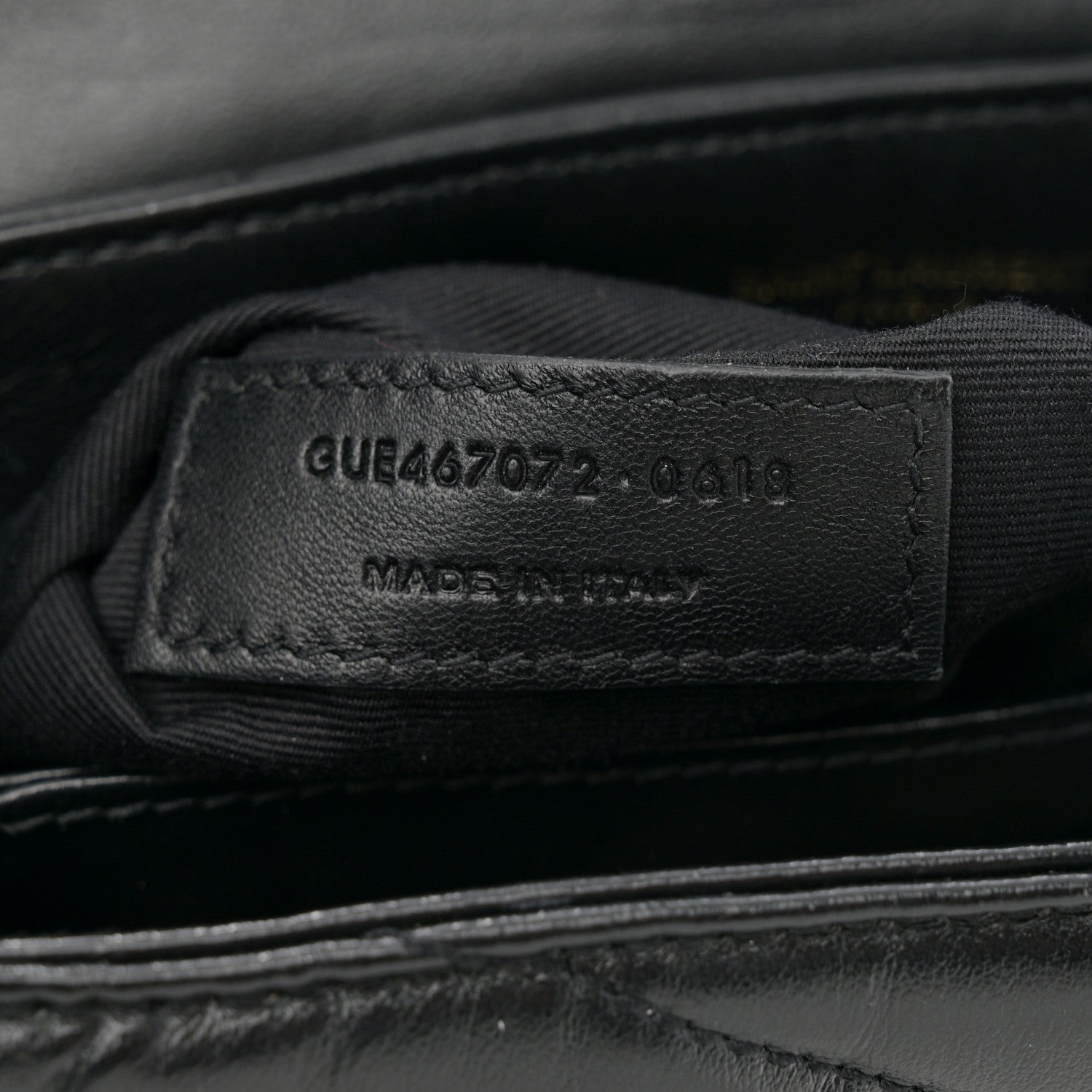 Saint Laurent Calfskin Y Quilted Monogram Toy Loulou Crossbody Bag Black 8 of 12