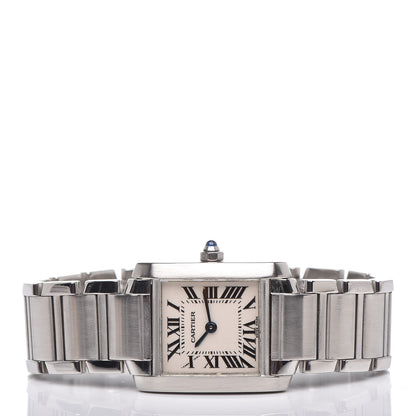 Cartier Stainless Steel 20mm Tank Francaise Quartz Watch 3 of 6