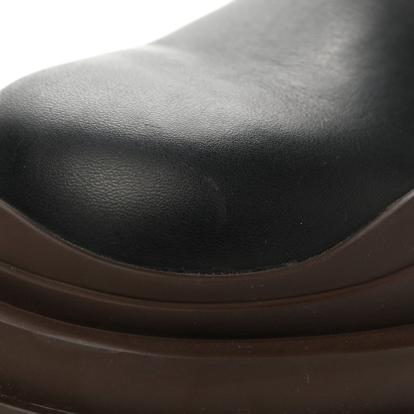 Calfskin The Tire Chelsea Boots 37 Black Ebony