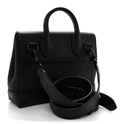 Louis Vuitton Taurillon Monogram Steamer PM NM Black 3 of 9