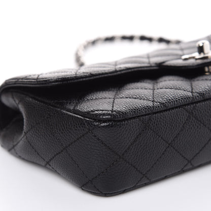 Chanel Caviar Quilted East West Flap Black 8 of 10