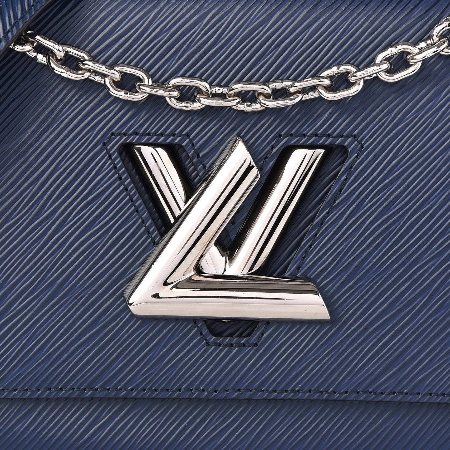 Epi Twist Shoulder Bag MM Indigo