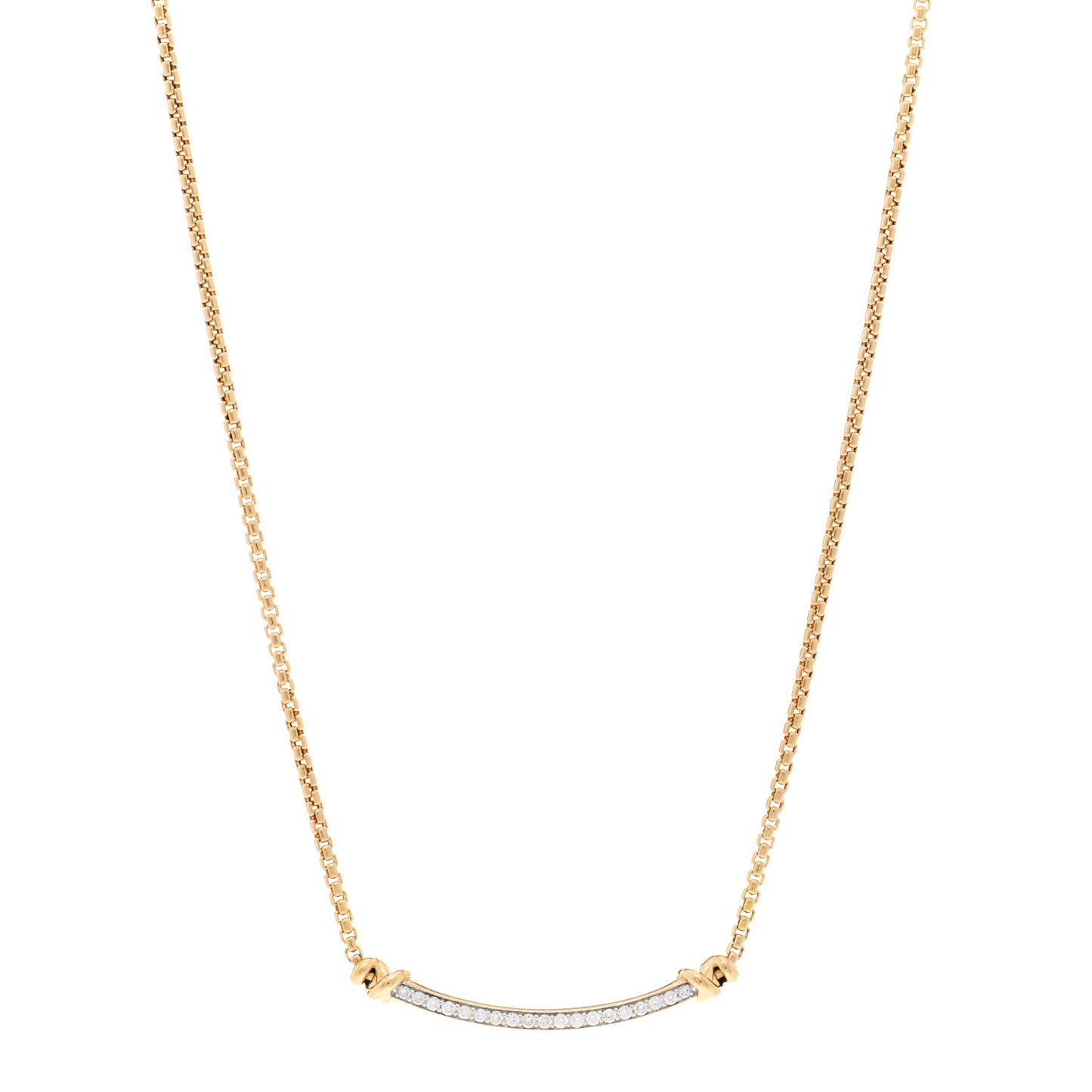 18K Yellow Gold Diamond Helena Wrap Station Necklace