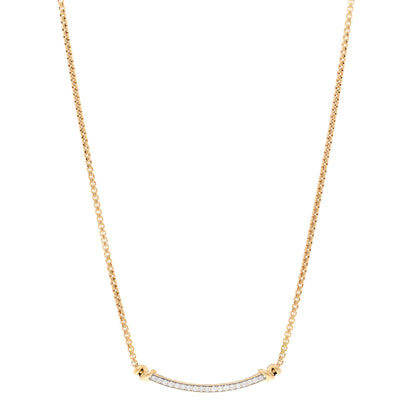 David Yurman 18K Yellow Gold Diamond Helena Wrap Station Necklace 1 of 4