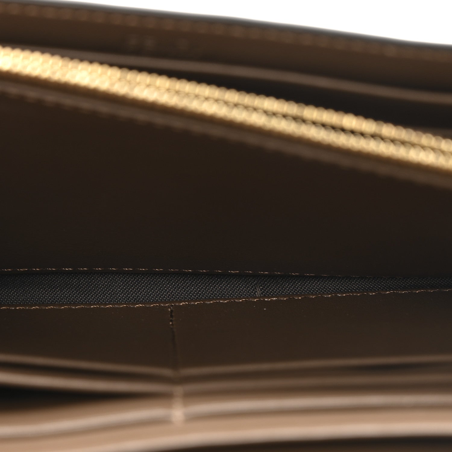 Fendi Vitello Soft F is Fendi Bi-Color FF 1974 Embossed Continental Envelope Wallet On Chain Maya Black 6 of 13