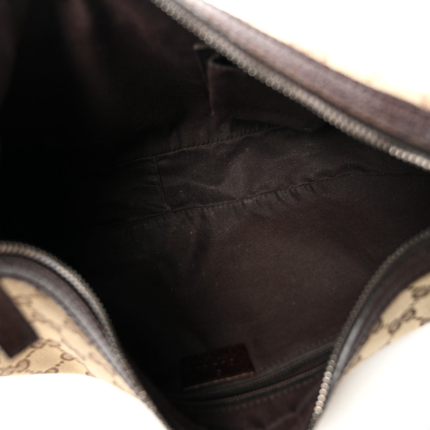 Monogram Medium Half Moon Hobo Dark Brown