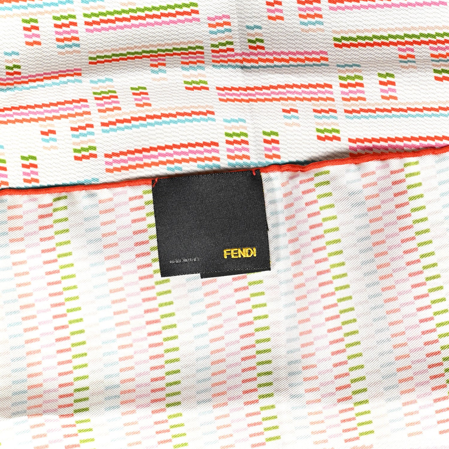 Fendi Silk FF Scarf Multicolor 3 of 3